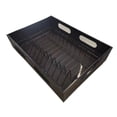 thumbnail image 3 of Transemion Kitchen Bathroom Pantry Kitchen Cupboard Portable Pull Out Cabinet Organizer Dish Rack Essential Storage Item Black 38.5x27.5x9.5cm, 3 of 6