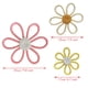 thumbnail image 2 of Decoración de pared de flores de margaritas tejidas, colgante artesanal, decoración de pared de flores hechas a mano, para dormitorio de boda,, 2 of 9