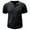 Black, variant on WAENQINLA Men's Ribbed Henley Shirt Lightweight Slim Fit Knit Textured Muscle Shirt Cotton Short Sleeve Casual T-Shirt