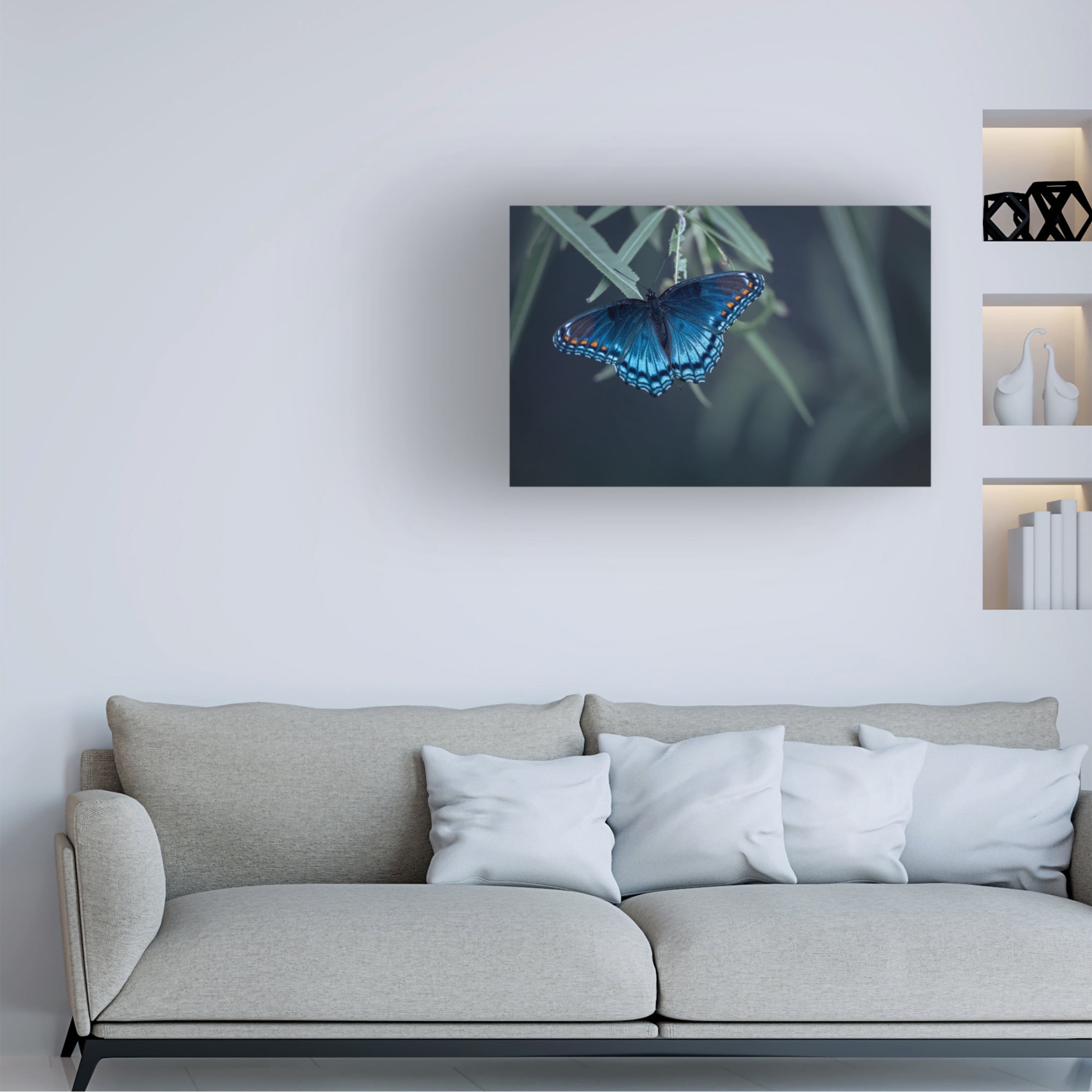 Trademark Fine Art Ivy Deng Butterfly Canvas Wall Art