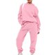 thumbnail image 5 of Conjunto de ropa deportiva con capucha para mujer conjunto sencillo de 2 piezas a juego traje de otoño e invierno, 5 of 6