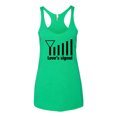 thumbnail image 2 of Wild Bobby, Love's Signal Love Language Couple Valentine's Day Tri-Blend Racerback Tank Top, Envy, Large, 2 of 3
