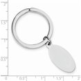 thumbnail image 2 of Sterling Silver Rhodium-Plated Key Chain Made In United States qq81, 2 of 5