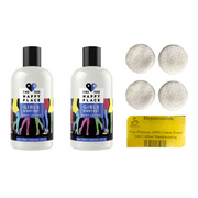 Find your Happy Place Girls Night out body lotion 10oz with 10pc EleganceinLife cotton Round makeup Remover Pack of 2