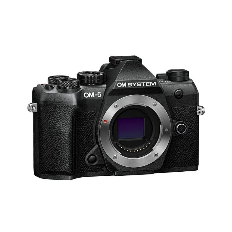 OM SYSTEM OM-5 Mark II Mirrorless Camera with High Autofocus Sharp Images and 4K Video (Black)