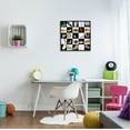 thumbnail image 2 of Stupell Industries Checkered Educational Animal ABC Graphic Art Black Framed Art Print Wall Art, Design by Carla Daly, 2 of 7