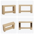 thumbnail image 2 of Longue Table Console, Table de Canapé Style Ferme à 2 Niveaux derrière le Sofa, Console d'Appoint Rectangulaire avec Rangement pour Couloir, Vestibule, Entrée, 2 of 8