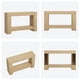 thumbnail image 2 of QinaQin Mesa consola farmhouse de 2 niveles con base en H, diseño angosto de madera para entrada, sala, pasillo o detrás del sofá, 2 of 8