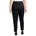 thumbnail image 6 of Just My Size Women's Plus Size Pull on Stretch Woven Pants, Also in Petite, 6 of 7