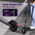thumbnail image 6 of iScooter Electric Scooter for Adults, 21 Miles Max Range with 21 MPH Top, 500W Foldable Commuting Electric Scooter, 3-Speed & Cruise Control Escooter Teens, 6 of 11