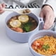 thumbnail image 3 of Juego de 6 uds de cuencos para Ramen para microondas, cuenco para Fideos Instantáneos, cuenco de fibra de bambú, vajilla para sopa escurrida para niñas y niños, 3 of 5