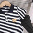 thumbnail image 4 of TOWED22 Toddler Boys Rocket Blast Print Short Sleeve T-Shirt Shorts Casual Summer Clothes Set Navy,9-12 M, 4 of 8