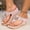 Pink, variant on Norvail Wedge Sandals Women Flip Flops with High Increased Platform Sandals for Women Dressy Summer Wedge Shoes Cushion FootBed Comfort Flip Flops