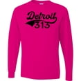 thumbnail image 3 of Inktastic Detroit 313 Long Sleeve T-Shirt, 3 of 5