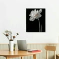 thumbnail image 3 of JEUXUS Black and White Flower Canvas Art Tulip Calla and Narcissus Picture Prints Floral Painting for Modern Wall Decor Framed Ready to Hang, 3 of 5