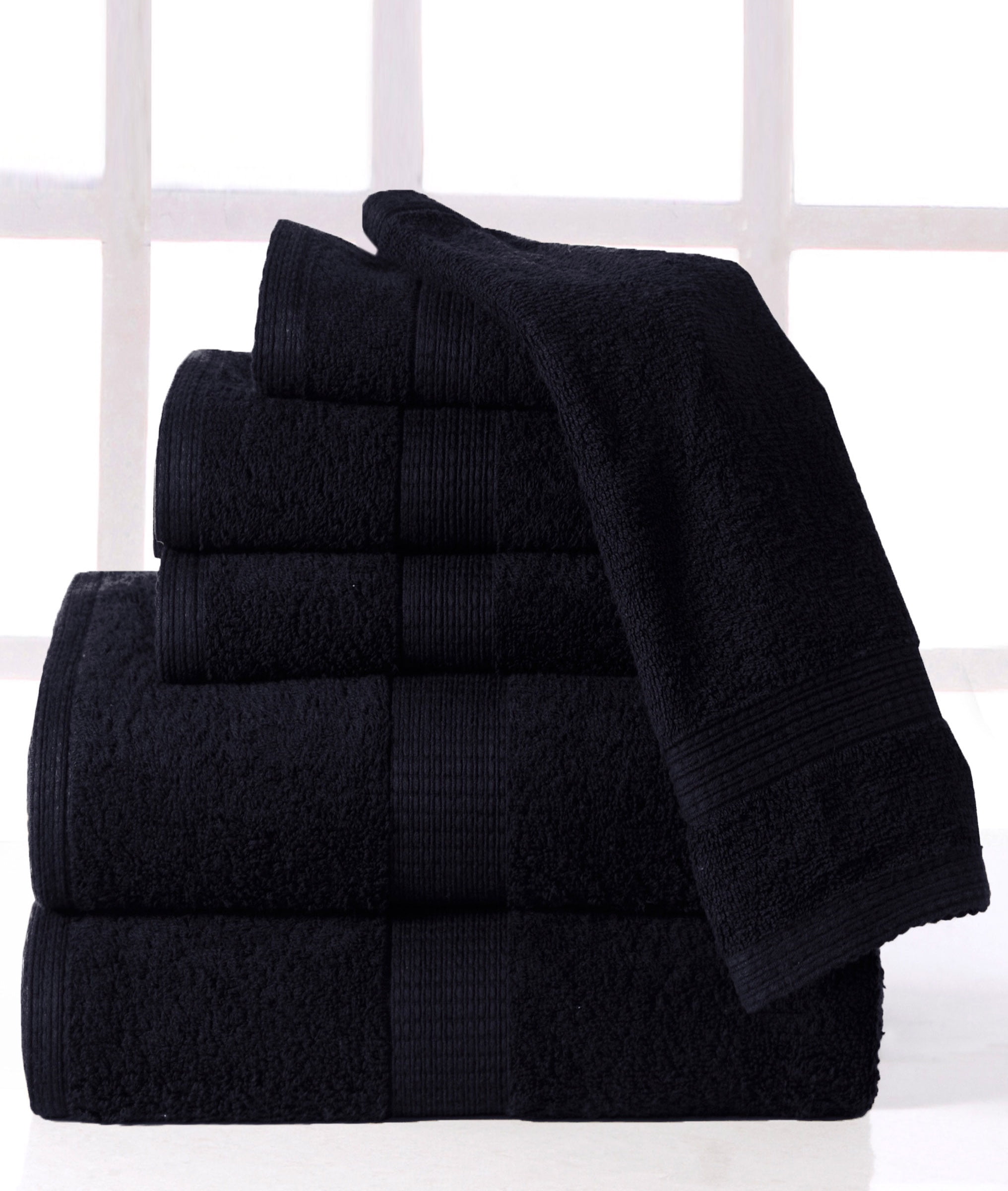 Addy Home Absorbent & Soft Low Twist 6 Piece Bath Towel Collection (2