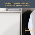 thumbnail image 2 of Heyward 4” Trifold Twin Mattress, Machine Washable Memory Foam Mattress, 2 of 10