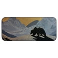 thumbnail image 2 of Jiayy HOMIEBUDS   Silhouette Bear with Mountain Range Themed Outside Coir Front Door Mat, 19.68*47.24 in, 2 of 6