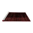 thumbnail image 2 of Ahgly Company Machine Washable Indoor Square Abstract Red Modern Area Rugs, 5' Square, 2 of 4