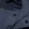 thumbnail image 6 of Fashion Long Sleeve Shirts for Mens Plus Size Lapel Button Striped Loose Casual d Shirt Save to 65% Off!, 6 of 9