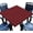Red Classic Plaid8, variant on Square Fitted Table, Red Classic Plaid Table Cloth, Stain Wrinkle Resistant Reusable Washable Polyester, for Home Dining Rooms and Kitchen Indoor Outdoor Events, Fit for 36" x 36"Square Table