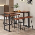 thumbnail image 2 of Giantex 24 Inch Height Industrial Saddle Stool, Backless Counter Bar Stool, (4), 2 of 7