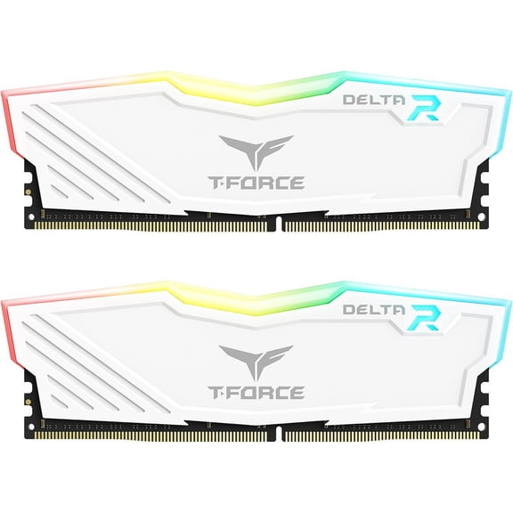 Team T-Force Delta RGB 16GB (2 x 8GB) 288-Pin PC RAM DDR4 3200 (PC4 25600) Desktop Memory Model TF4D416G3200HC16FDC01