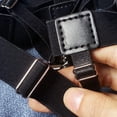 thumbnail image 5 of Pair Of Men Comfortable Nylon Leg Thigh Elastic Garters Belt Suspenders Black, 5 of 7
