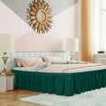 thumbnail image 5 of Green Solid - Color Elastic Bed Skirt: Dust - Proof and Easy - to - Use Bedding Essential, 5 of 6