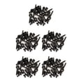 thumbnail image 2 of Eigraketly Tope de gancho Carp Shank Beads Stopper Cobre Swivels Cebo Tornillos con anillos ovalados Set Terminal de pesca Aparejos Rigs Black Negro 5piezas Eigraketly CBP226641, 2 of 4