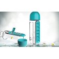 thumbnail image 2 of 2 In 1 Water Bottle Non-toxic Eco-friendly Pill Box, 2 of 2
