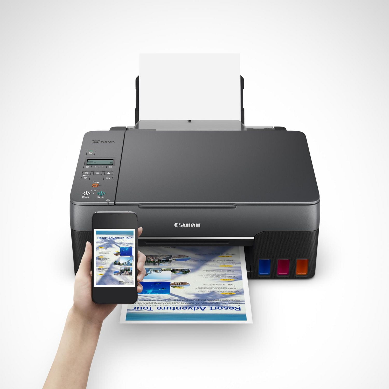 L’imprimante tout-en-un sans fil PIXMA MegaTank G3260 de Canon (Noir)