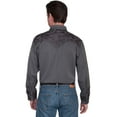 thumbnail image 2 of Scully Mens Shirt Western Charcoal Poly Blend Floral Tooled Stitch L/S M, 2 of 2