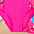 thumbnail image 4 of HAJWOH Girls One Piece Swimsuit with Shorts Sleeveless Stretchy Swimwear Sun Protection Padded Bathing Suit 5-14 Years, 4 of 6