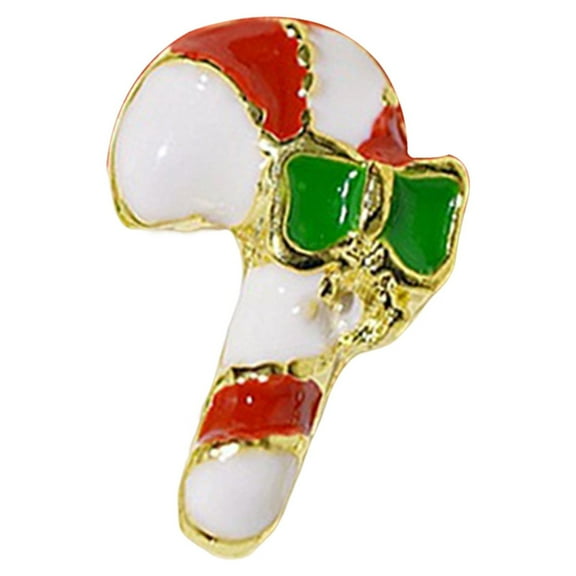 Mosey Nail Ornament Creative Shape Vivid Color Shiny Visual Effect Easy to Apply Wide Application Decorative Alloy Colorful Xmas Style DIY Nail Art Decoration Nail Supplies