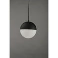 thumbnail image 2 of E20366-92BK ET2 Lighting Half Moon-12W 1 LED Large Pendant-11.75 Inches wide by 12.25 inches high-Black Finish, 2 of 5