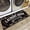 Cute E, variant on Laundry Room Rug Runner Non Slip Laundry Rugs and Mats for Laundry Room Decor Washable Floor Mat for Laundry Room, Washroom, Mudroom, Kitchen(47 x17.5 inch), Cute Black