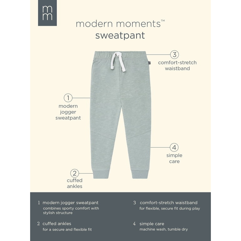Modern Moments by Gerber Toddler Boy Organic Sweatpants photo 6