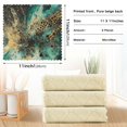 thumbnail image 3 of Qxltty Artistic Leopard Kitchen Towels Set of 6 Ultra Soft Absorbent Quick Drying Dish Cloths 11 x 11in, 3 of 9