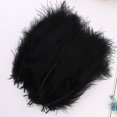 thumbnail image 3 of Bearachild 50 Uds. De plumas de marabú de pavo, vestido de boda esponjoso, decoración de joyería DIY, accesorios decorativos, plumas Artesanía negro Bearachild HA002055-04, 3 of 6