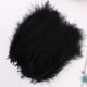 thumbnail image 3 of Bewildely 50 Uds. De plumas de marabú de pavo, vestido de boda esponjoso, decoración de joyería DIY, accesorios decorativos, plumas Artesanía negro Bewildely HA002055-04, 3 of 6
