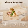 thumbnail image 3 of Soft Pretzel Bags 7"x7", Grease-proof Parchment Paper Bags Newspaper Style Sandwich Wrappers for Cookie Snack Deli Bakery Family Daily Wrap,Recyclable, Non-Stick, Greaseproof, Disposable, 3 of 6