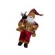 thumbnail image 1 of Bearachild Muñeco de nieve festivo, muñeco de Papá Noel, adorno, decoración, interior, escritorio, estatua, decoración, acento con temática Kits de decoración para fiestas oro rojo 17x30cm, 1 of 6