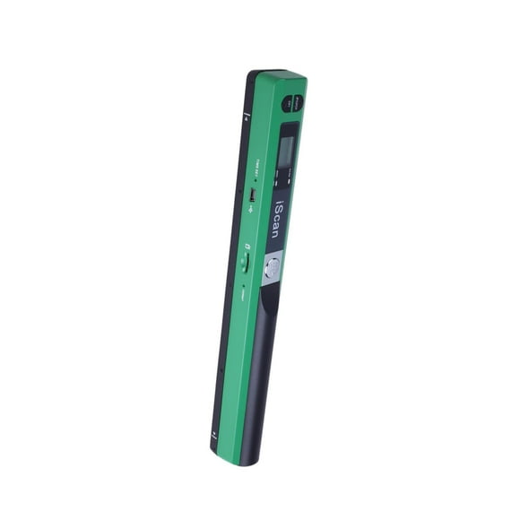 QualitChoice iScan Mini Handheld Portable Scanner 300/600/900DPI Format PDF Compact JEPG Green 255x28x25mm