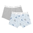 thumbnail image 1 of Bóxer Baby Creysi para Niño, Diseño Liso Azul Talla 12 años, 2 Piezas, 1 of 4