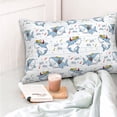 thumbnail image 4 of Pofeuu Cute Shark Print Polyester Microfiber Plush Pillowcases, Super Soft and Cozy Pillow Case Covers with Envelop Closure（Pillow core not included）-20"x30", 4 of 6