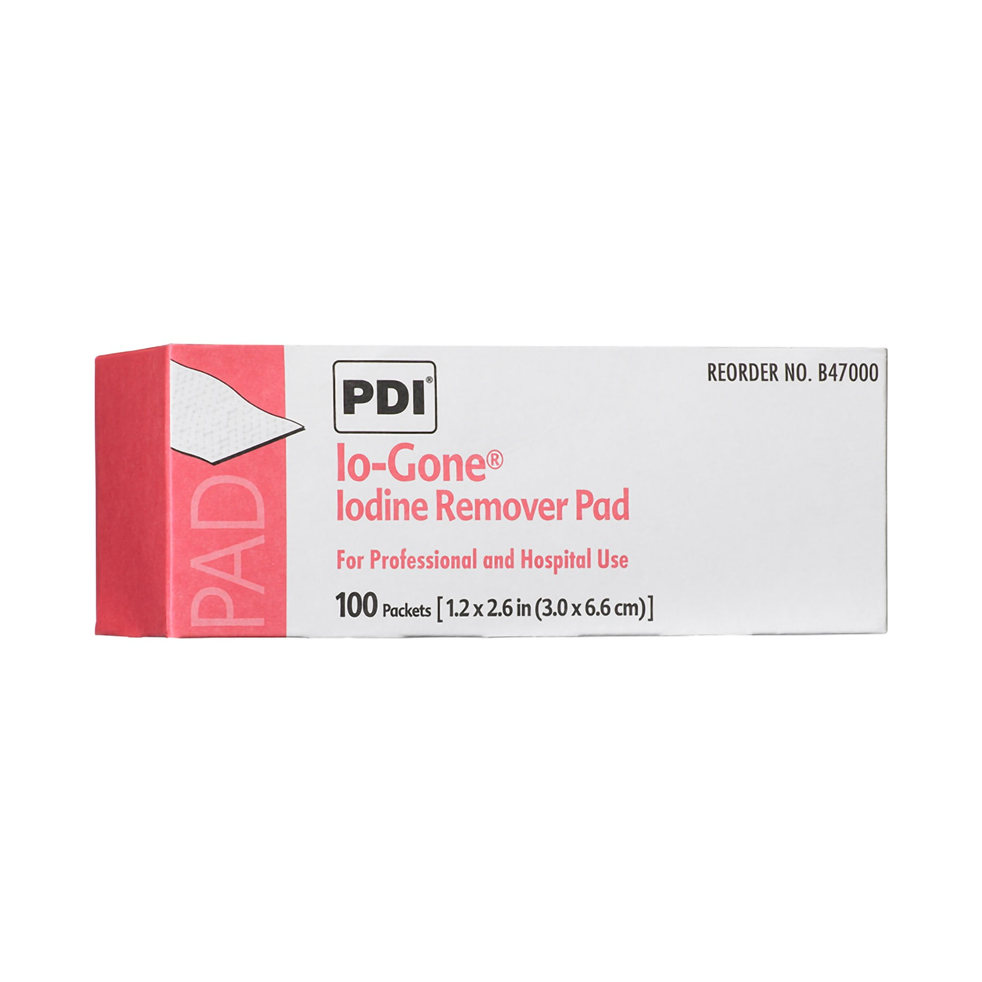Io-Gone Iodine Removal Wipes, Isopropyl Alcohol and Sodium Thiosulfate, 100 Count, 1 Pack