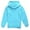 Light Blue, variant on YOUYEDIAN Girls Oversized Hoodies 2026 Fall Long Sleeve Cute Hooded Sweatshirts Casual Solid Hoodies Pullover (Black, 9-10 Years)