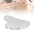 thumbnail image 4 of Gua Sha Facial Tool, Massage Scraping Board 304 Stainless Steel Wide Application Lifting Tightening  For Home For Travel, 4 of 8