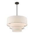 thumbnail image 5 of 57484-92 Livex Lighting Gladstone - 4 Light Pendant In Mid-Century Modern Style-22.5 Inches Tall and 23 Inches Wide-English Bronze Finish, 5 of 13
